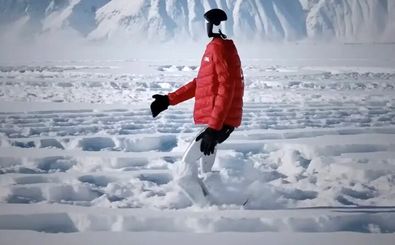 ربات انسان‌نما ۱۳۰ هزار قدم در یخبندان پیاده‌روی کرد