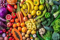 رنگهای مواد غذایی از داشتن چه نوع ویتامین خبر می دهد