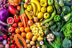 رنگهای مواد غذایی از داشتن چه نوع ویتامین خبر می دهد