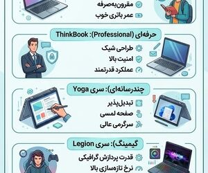 راهنمای خرید لپ تاپ لنوو؛ از مدل‌های دانشجویی تا گیمینگ + چک‌لیست اصالت کالا