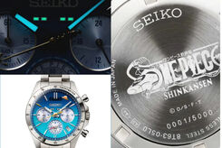 ساعت جدید Seiko با طرحی از انیمه وان پیس و قطارهای سریع‌السیر ژاپن معرفی شد