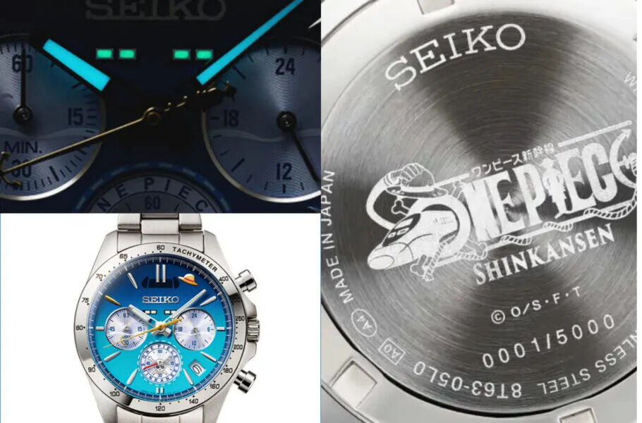 ساعت جدید Seiko با طرحی از انیمه وان پیس و قطارهای سریع‌السیر ژاپن معرفی شد