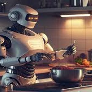 ربات سرآشپز کنترلش را از دست داد/ ویدئو