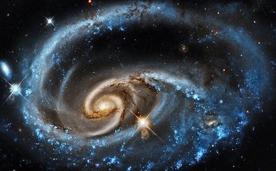 عکس «تلسکوپ فضایی هابل» از یک نبرد کهکشانی