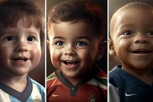 کودکی بازیکنان سرشناس فوتبال 