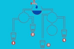 تست هوش/ اگر ضریب هوشی بالایی دارید، در 6 ثانیه بگویید کدام لیوان اول پر می شود؟